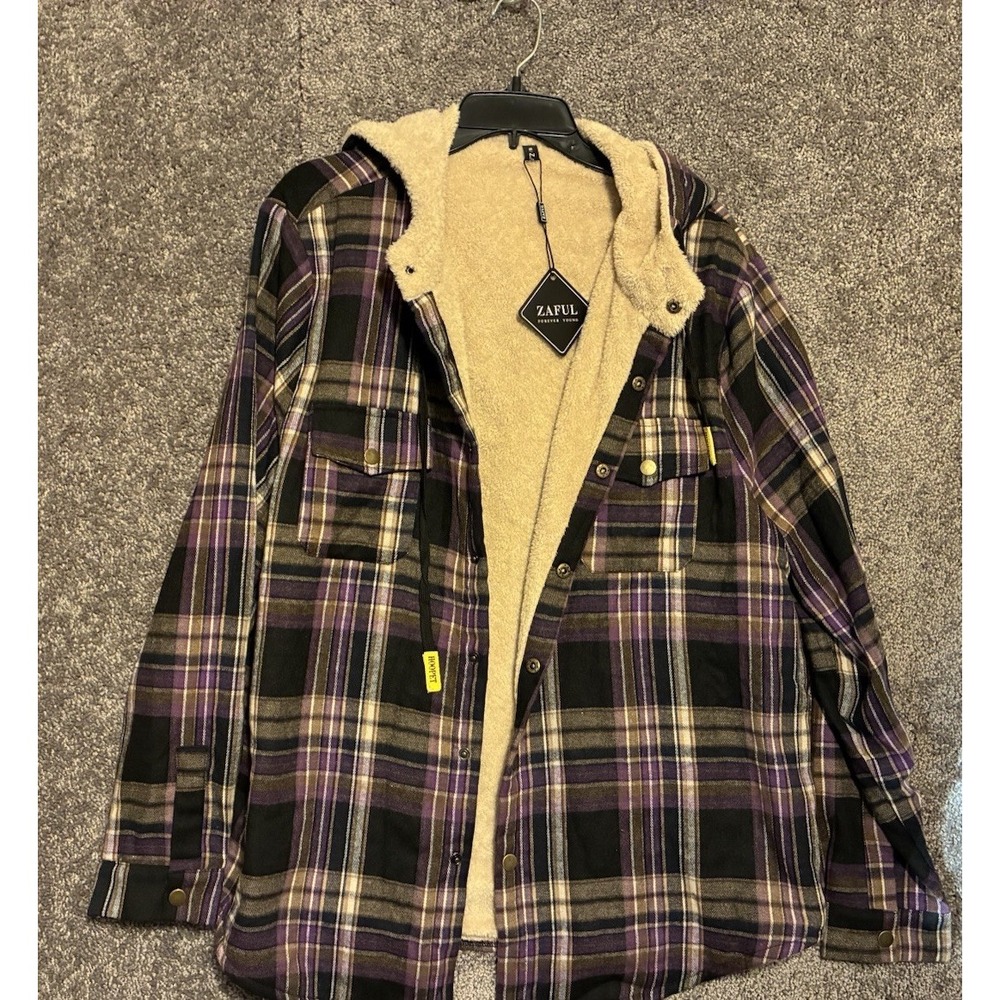 Zaful Women's Jacket Size XXL Purple
